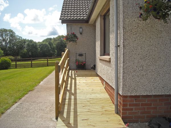 Hardwood Ramp Installation in Wentzville