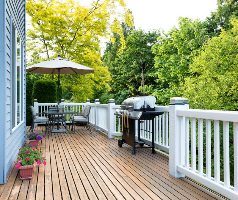Outdoor Deck with Lighting